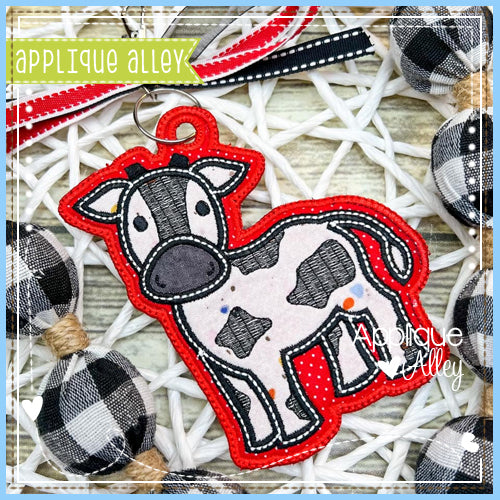 BAG TAG CURIOUS COW 6694AAEH – appliquealley