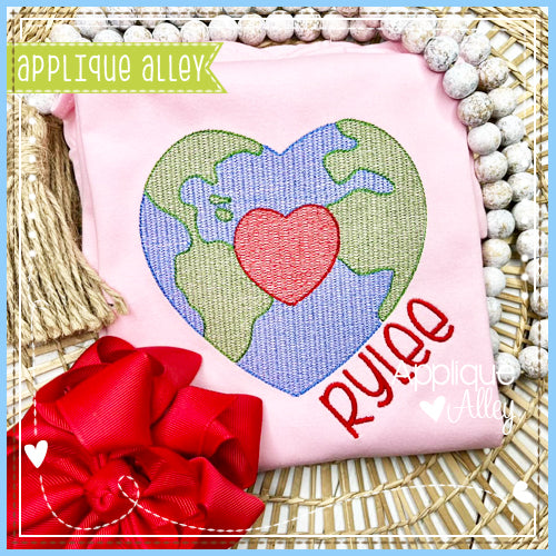 SCRATCHY EARTH DAY HEART WORLD 7197AAEH