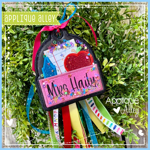 BAG TAG SCHOOL DAYS WITH NAMEPLATE AAEH8794