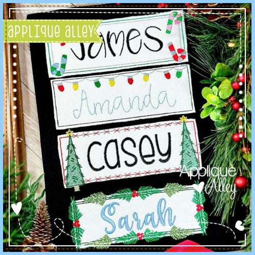 CHRISTMAS NAMEPLATE BUNDLE 8390AAEH