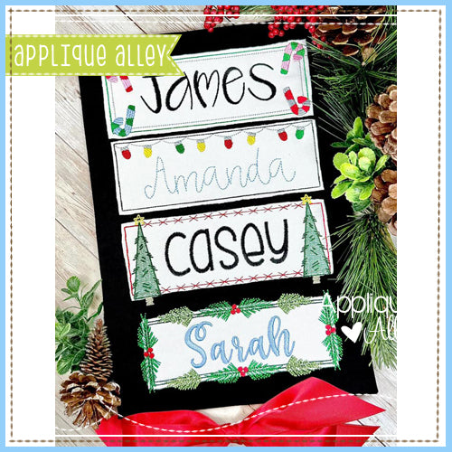 CHRISTMAS NAMEPLATE BUNDLE 8390AAEH