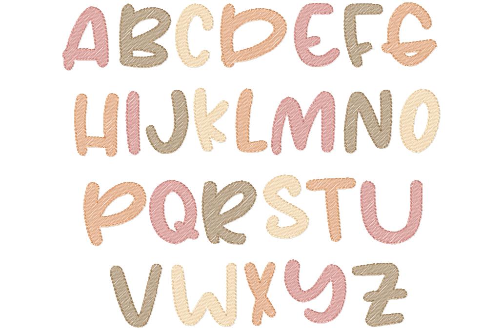 AA SKETCH SHINER FONT 8086AAEW