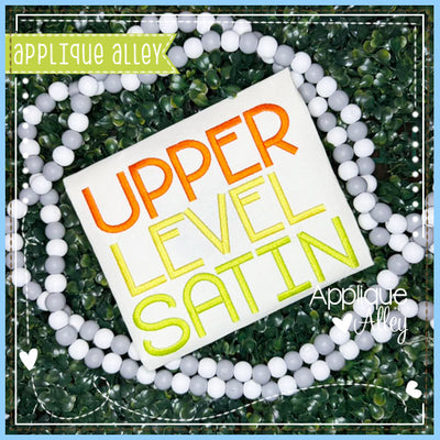 AA UPPER LEVEL SATIN FONT AAEH8673