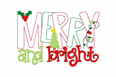 VINTAGE MERRY AND BRIGHT 7755AAEH