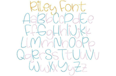 AA VINTAGE RILEY FONT AAEW8650