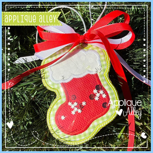 BAG TAG CHRISTMAS STOCKING - SHAKER FRIENDLY - AAEH8948