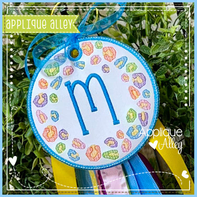BAG TAG CIRCLE CHEETAH - SHAKER FRIENDLY - AAEH8813