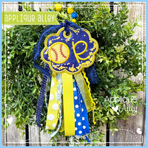 BAG TAG SCALLOP OVAL BASEBALL/ SOFTBALL AAEH8780