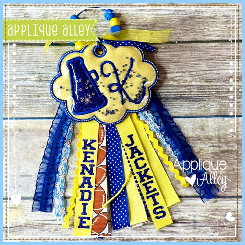 BAG TAG SCALLOP OVAL MEGAPHONE AAEH8782