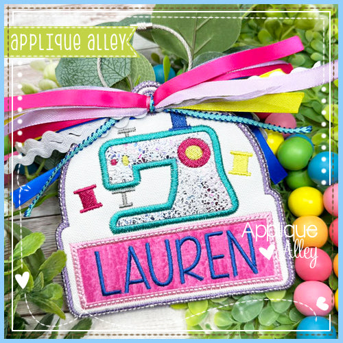 BAG TAG SEWING MACHINE WITH NAMEPLATE AAEH8801