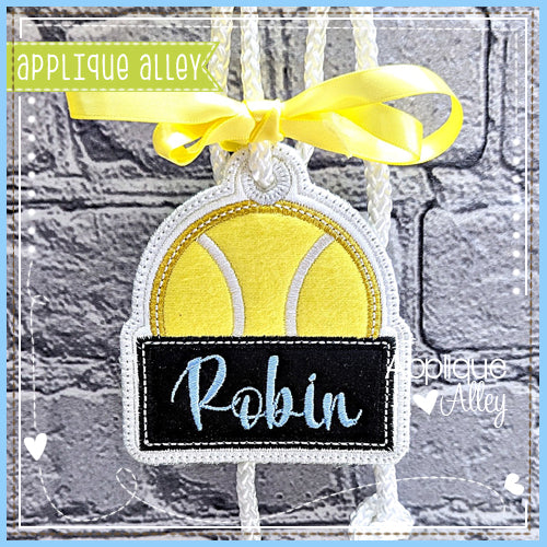 BAG TAG TENNIS WITH NAMEPLATE - SHAKER FRIENDLY - AAEH8849