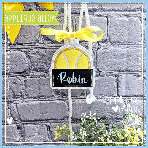 BAG TAG TENNIS WITH NAMEPLATE - SHAKER FRIENDLY - AAEH8849