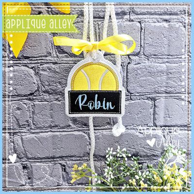 BAG TAG TENNIS WITH NAMEPLATE - SHAKER FRIENDLY - AAEH8849