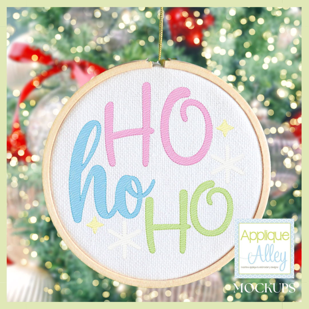 SKETCH HO HO HO ORNAMENT AAEW 8164AAEW