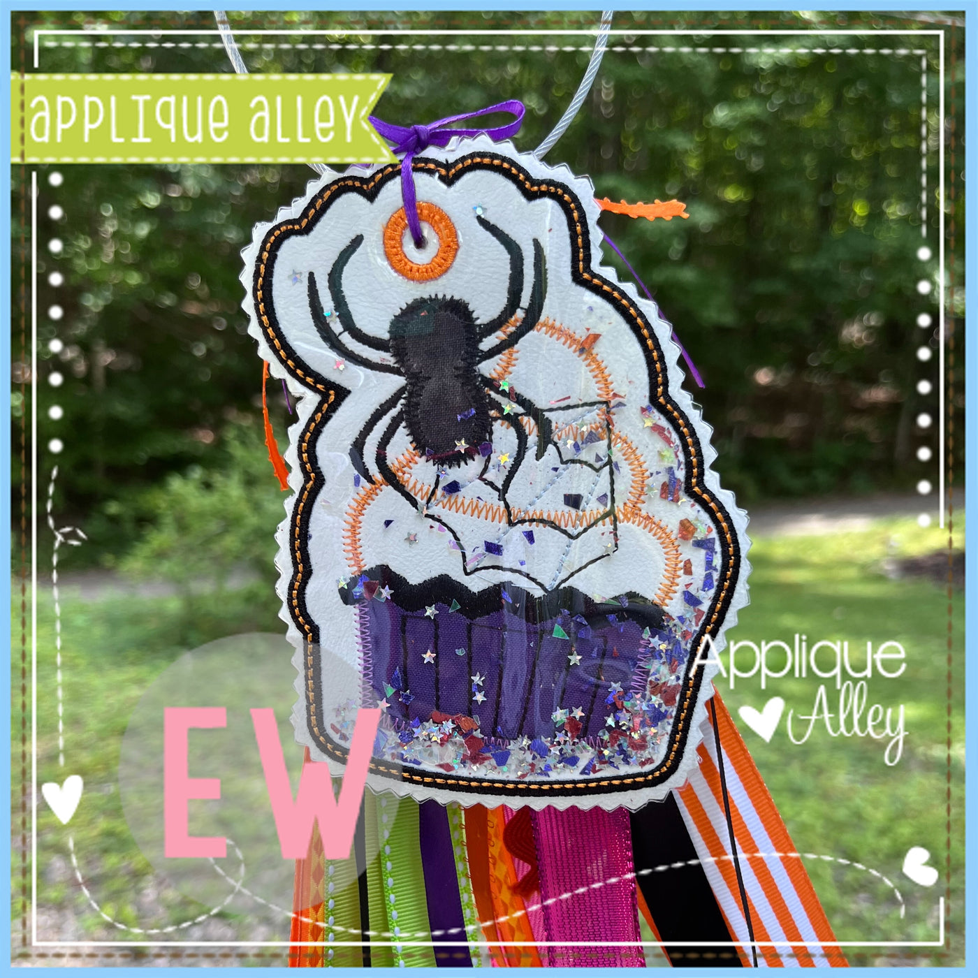 ITH SPIDER CUPCAKE BAG TAG AAEW8804