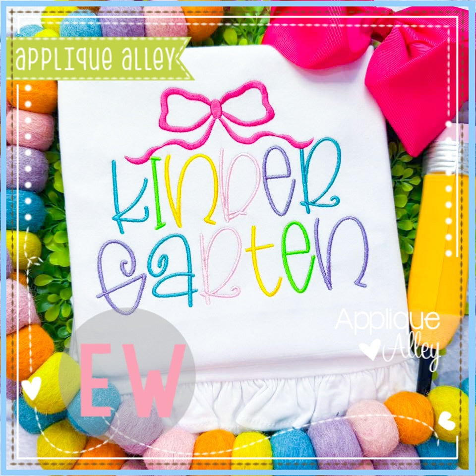 KINDERGARTEN BOW AAEW8701