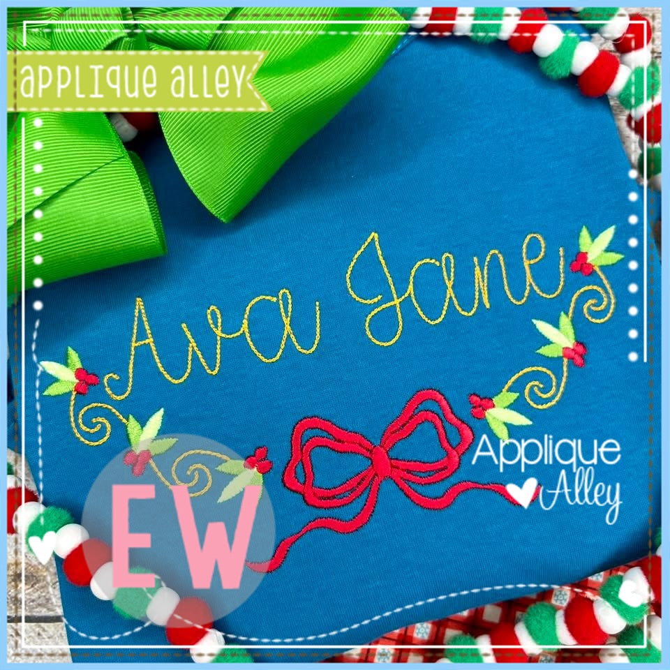 MAILEY BOW HOLLY BERRY FRAME AAEW8762