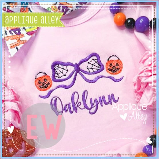 MAILEY WEB BOW PUMPKINS AAEW8724