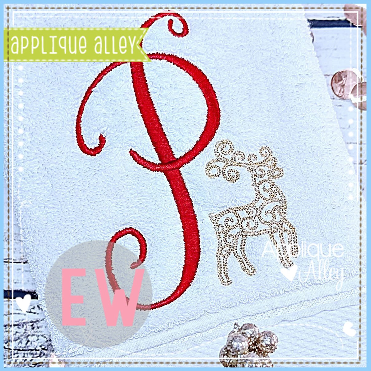 SKETCH SWIRLY DEER AAEW9006