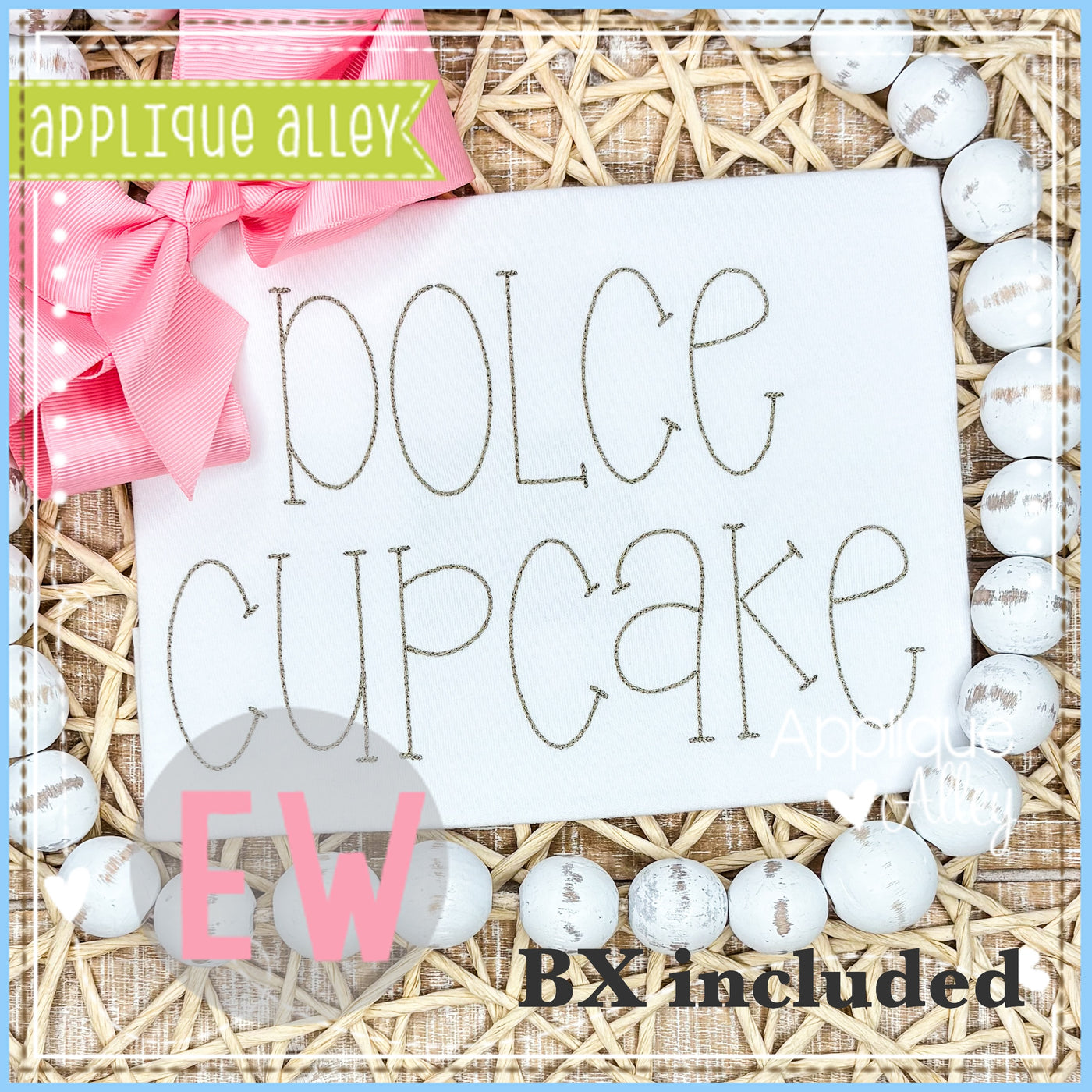 VINTAGE DOLCE CUPCAKE FONT 8530AAEW