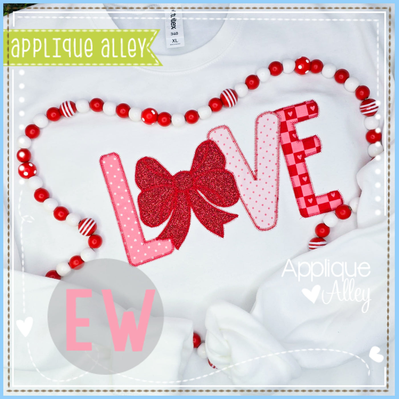 ZIG ZAG LOVE BOW 8458AAEW