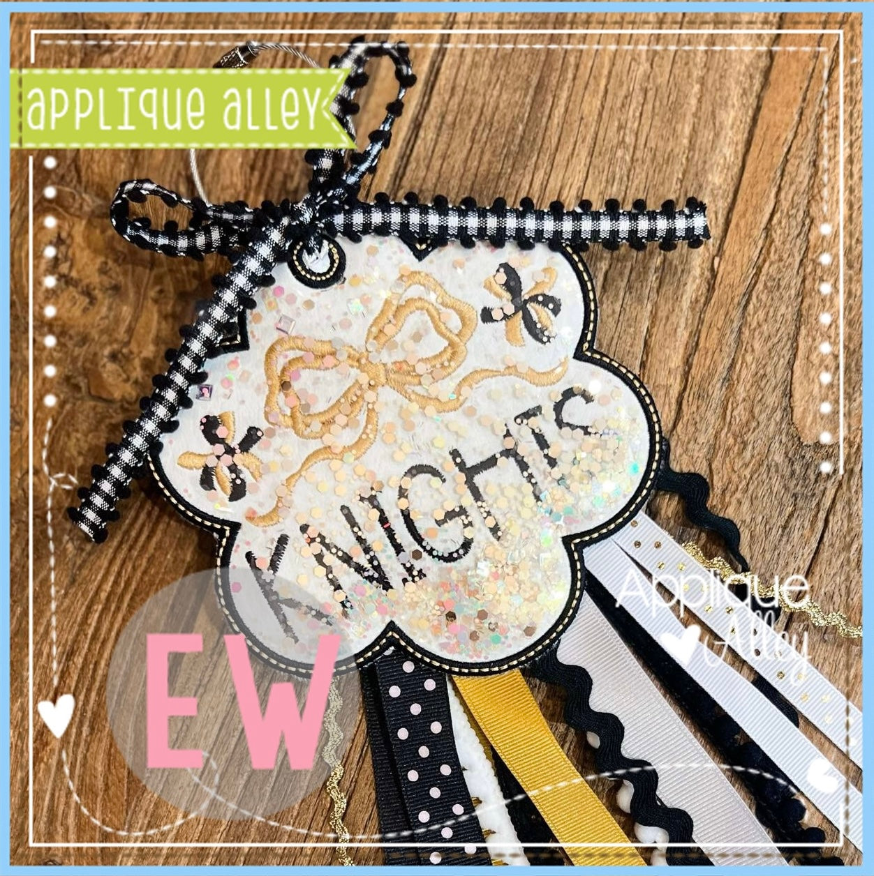 ITH MAILEY BOW SCALLOP CHEER BAG TAG AAEW8770
