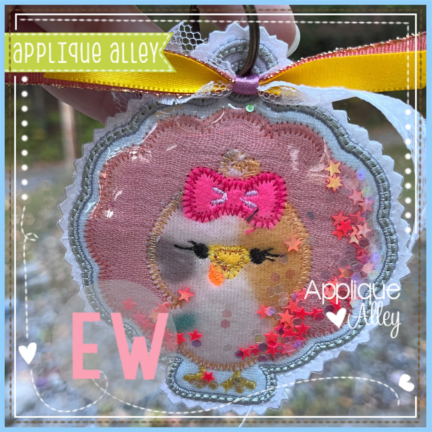 ITH ZZ BABY TURKEY BOW BAG TAG-SHAKER FRIENDLY-AAEW8902