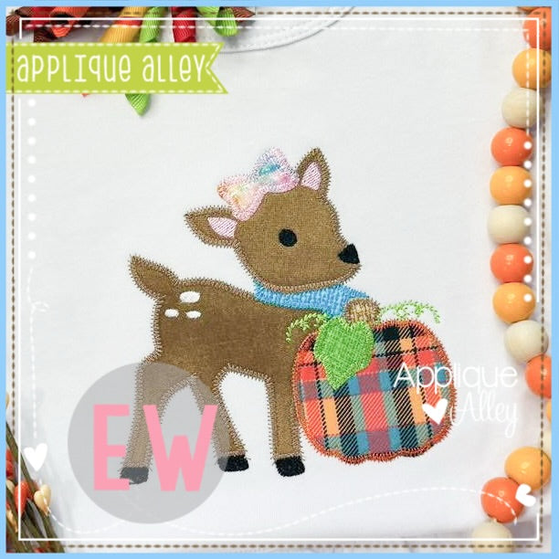 ZZ BABY DEER BOW PUMPKIN AAEW8878