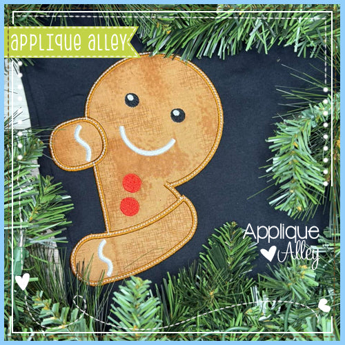 SATIN GINGERBREAD MAN PEEKER 8423AAEH