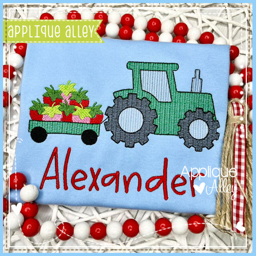 SCRATCHY CHUNKY TRACTOR WITH STRAWBERRIES 7235AAEH