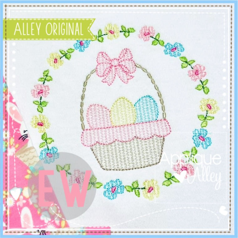 SCRATCHY MIMS BOW EASTER BASKET FRAME 7921AAEW