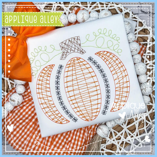 SCRIBBLE HALLOWEEN BEADED PUMPKIN 7398AAEH