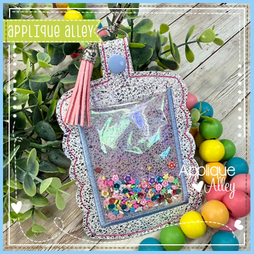 SIMPLE CARD HOLDER SCALLOP AAEH8799