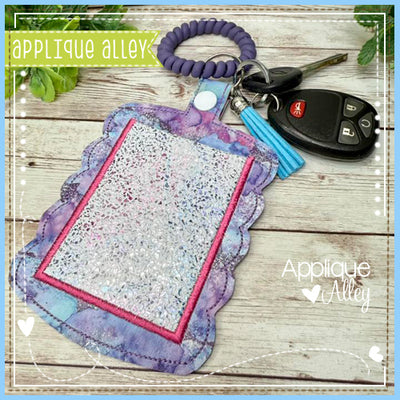 SIMPLE CARD HOLDER SCALLOP AAEH8799
