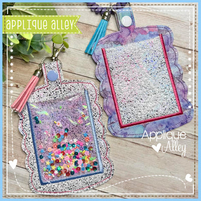 SIMPLE CARD HOLDER SCALLOP AAEH8799