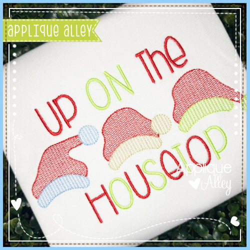 SKETCH CHEERFUL SANTA HAT TRIO AAEH8765