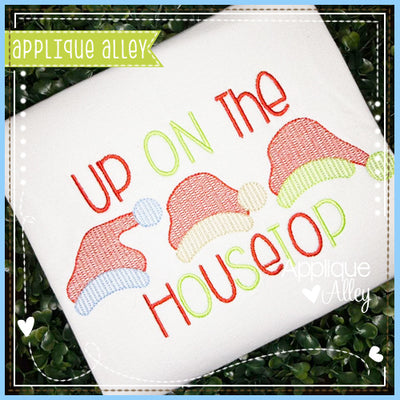 SKETCH CHEERFUL SANTA HAT TRIO AAEH8765