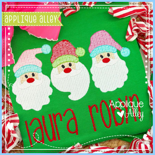 SKETCH CHEERFUL SANTA TRIO AAEH8764