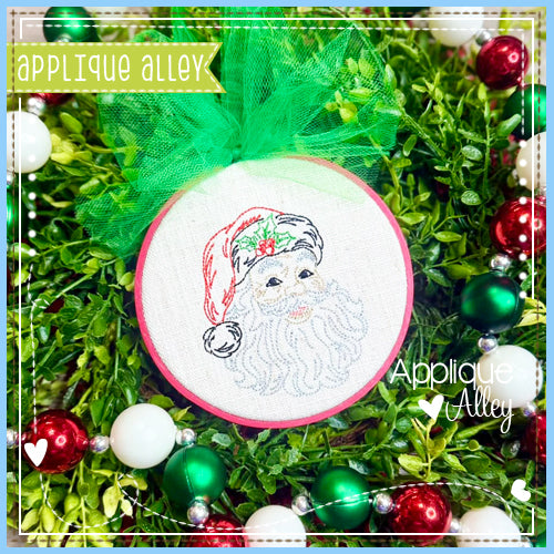 SKETCHED OUTLINE SANTA CLAUS FACE AAEH8967