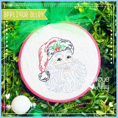 SKETCHED OUTLINE SANTA CLAUS FACE AAEH8967