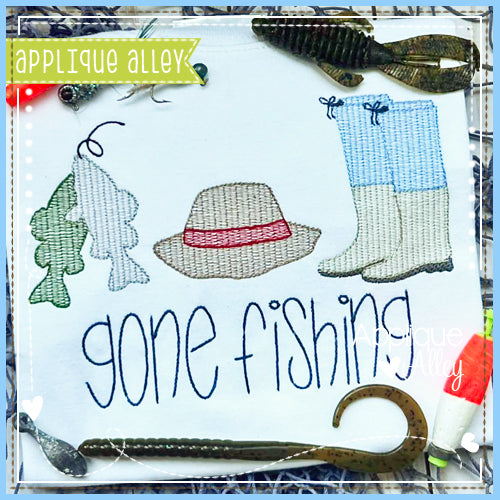 SKETCH FISH HAT AND BOOTS TRIO AAEH8679
