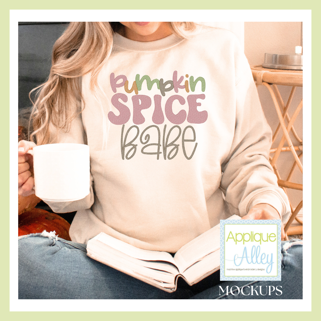 SKETCH PUMPKIN SPICE BABE 8174AAEW