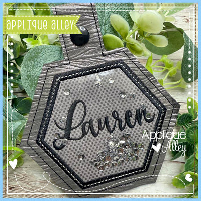 SNAP TAB CHARM HEXAGON AAEH8795
