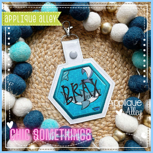 SNAP TAB CHARM HEXAGON AAEH8795