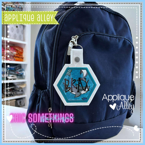 SNAP TAB CHARM HEXAGON AAEH8795