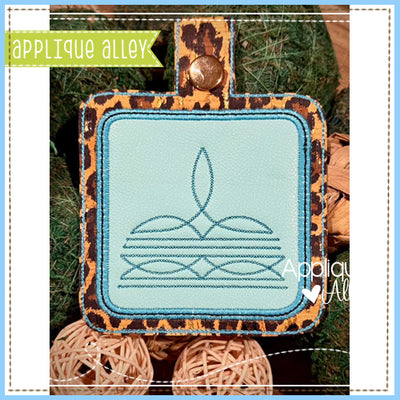 SNAP TAB CHARM ROUNDED SQUARE AAEH8797