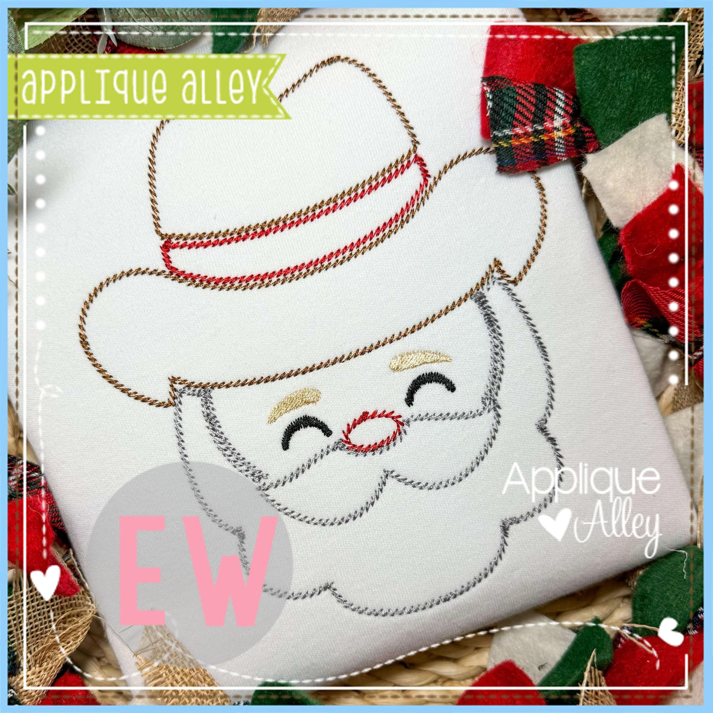 STITCH COWBOY SANTA 8358AAEW