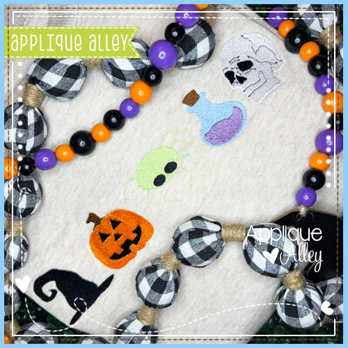 STITCHED FESTIVE HALLOWEEN LINE AAEH8747