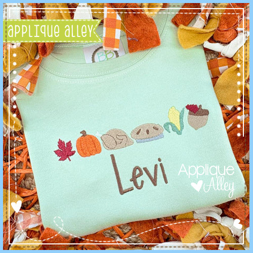 STITCHED FESTIVE THANKSGIVING LINE AAEH8758