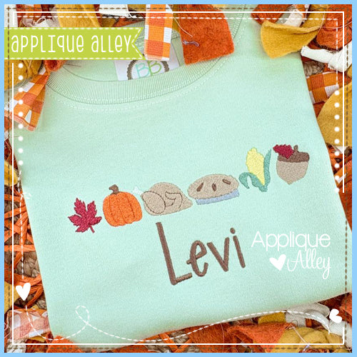 STITCHED FESTIVE THANKSGIVING LINE AAEH8758